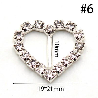 10 kom. Metalna kopča sa vještačkim dijamantima Poklon kutija za vjenčanje Pozivnice Dekoracija Dodaci Vrpca Mašna Kopča vrpce