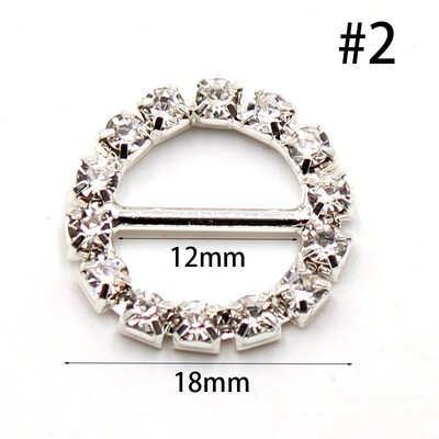 10 kom. Metalna kopča sa vještačkim dijamantima Poklon kutija za vjenčanje Pozivnice Dekoracija Dodaci Vrpca Mašna Kopča vrpce