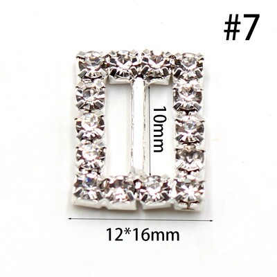 10 kom. Metalna kopča sa vještačkim dijamantima Poklon kutija za vjenčanje Pozivnice Dekoracija Dodaci Vrpca Mašna Kopča vrpce