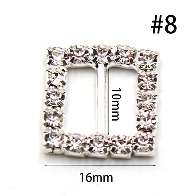 10 kom. Metalna kopča sa vještačkim dijamantima Poklon kutija za vjenčanje Pozivnice Dekoracija Dodaci Vrpca Mašna Kopča vrpce