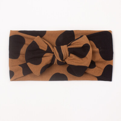 INS nauja kūdikio leopardinio rašto galvos juosta vaikiška plataus krašto besiūlė lanko skarelė kūdikio plaukų juosta