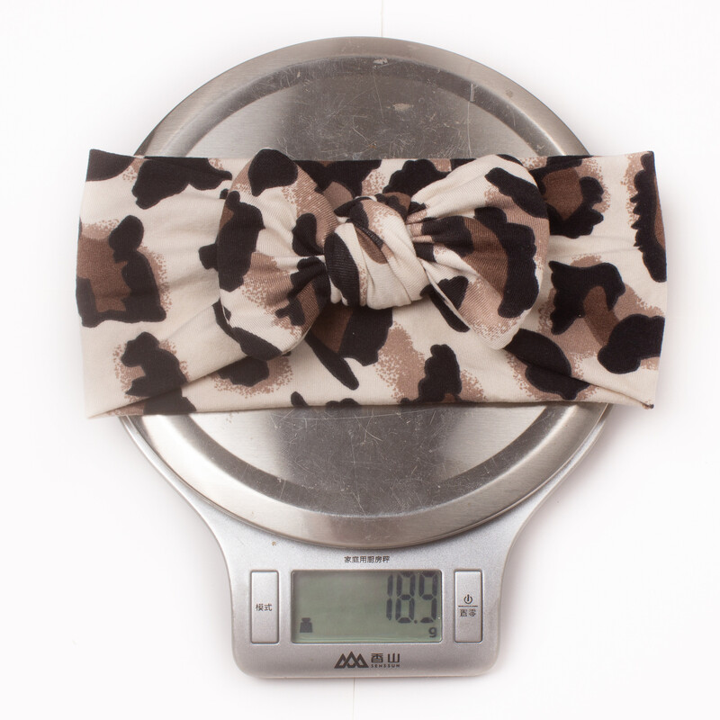 INS nauja kūdikio leopardinio rašto galvos juosta vaikiška plataus krašto besiūlė lanko skarelė kūdikio plaukų juosta