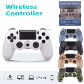 Controler Bluetooth cu touchpad, vibrație duală pe șase axe, fără întârziere Gamepad pentru consolă PS4 PS3, joystick-uri pentru computer, giroscop