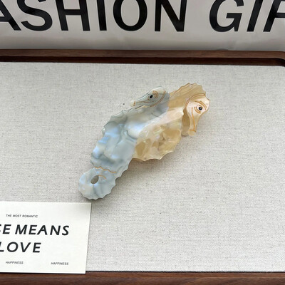 YWYHJ legújabb óceáni sorozata Hair Claw Hippocampus Medúza delfin Acetát Haj Claw Clipek Hajkiegészítők női lányoknak