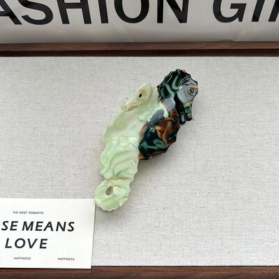 YWYHJ legújabb óceáni sorozata Hair Claw Hippocampus Medúza delfin Acetát Haj Claw Clipek Hajkiegészítők női lányoknak