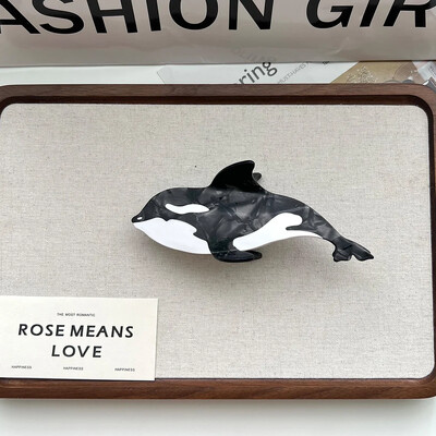 YWYHJ legújabb óceáni sorozata Hair Claw Hippocampus Medúza delfin Acetát Haj Claw Clipek Hajkiegészítők női lányoknak