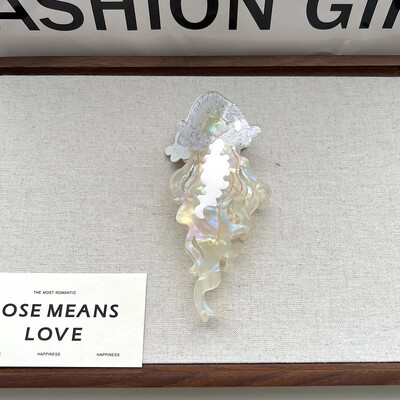 YWYHJ legújabb óceáni sorozata Hair Claw Hippocampus Medúza delfin Acetát Haj Claw Clipek Hajkiegészítők női lányoknak