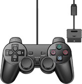 Vezetékes vezérlő PS2-hez Vezetékes vezérlő Sony Playstation PS2-hez Dual Vibration USB vezetékes Joystick Joypad videojátékokkal