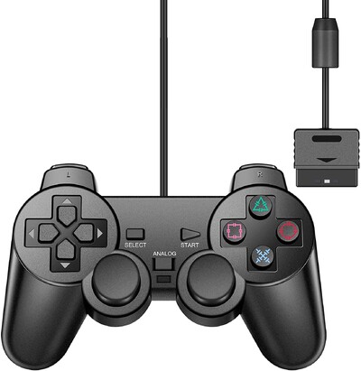 Upravljač za PS2 Žičani upravljač za Sony Playstation PS2 s dvostrukom vibracijom USB Žičani Joystick Joypad Video igre