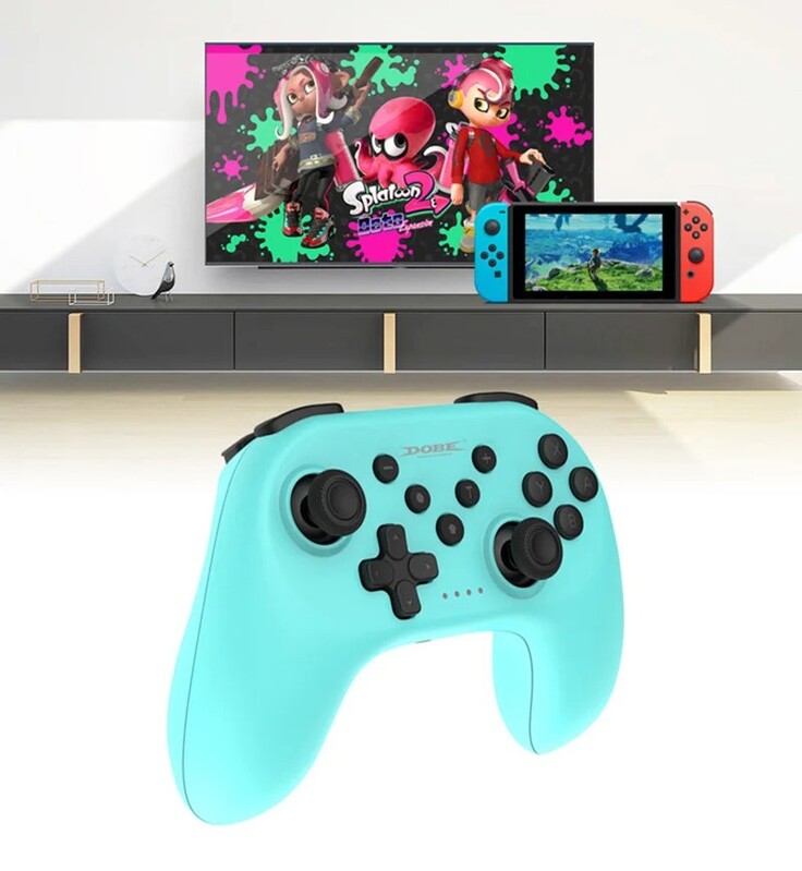 Su „Bluetooth“ suderinamas „Gamepad“ žaidimų vairasvirtės belaidis valdiklis, skirtas „Nintendo Switch“ / „OLED“ / „Lite“ žaidimų konsolės 6 ašių rankena