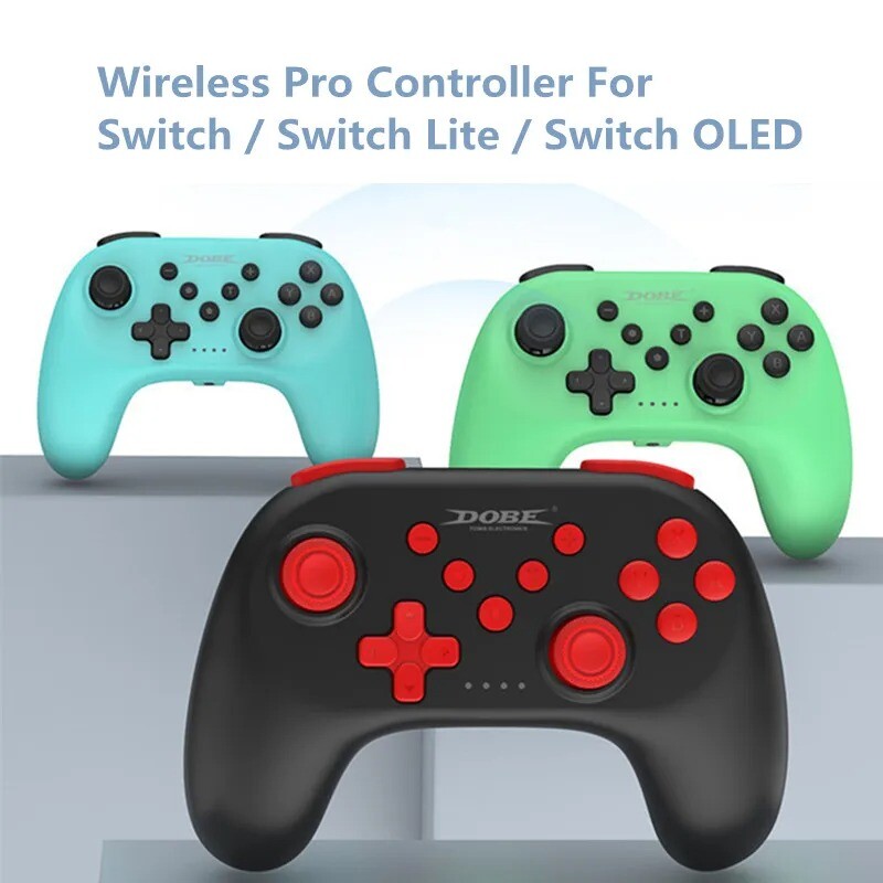 Su „Bluetooth“ suderinamas „Gamepad“ žaidimų vairasvirtės belaidis valdiklis, skirtas „Nintendo Switch“ / „OLED“ / „Lite“ žaidimų konsolės 6 ašių rankena