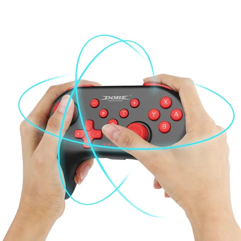 Su „Bluetooth“ suderinamas „Gamepad“ žaidimų vairasvirtės belaidis valdiklis, skirtas „Nintendo Switch“ / „OLED“ / „Lite“ žaidimų konsolės 6 ašių rankena