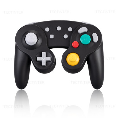 Atbalstiet Bluetooth GC bezvadu kontrolieri Switch Gamecube, kas ir savietojams ar Nintendo Switch/Lite Gamepad datora kursorsvirai