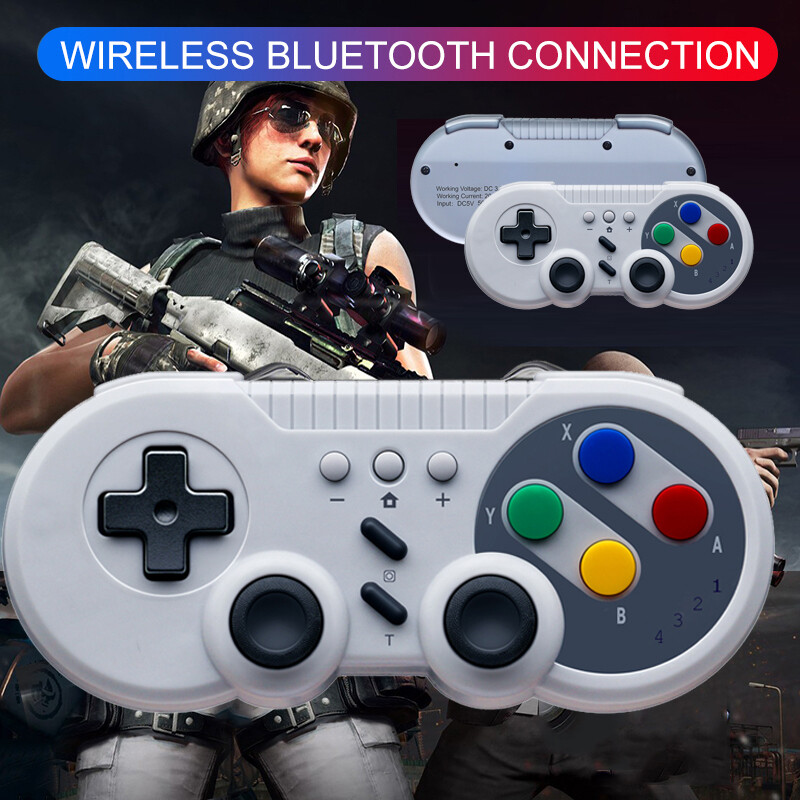 Bezdrôtový ovládač 8bitdo SN30, 6-osý joystick s vibráciami a turbo funkciou pre Switch, Steam, Windows, Android, iOS