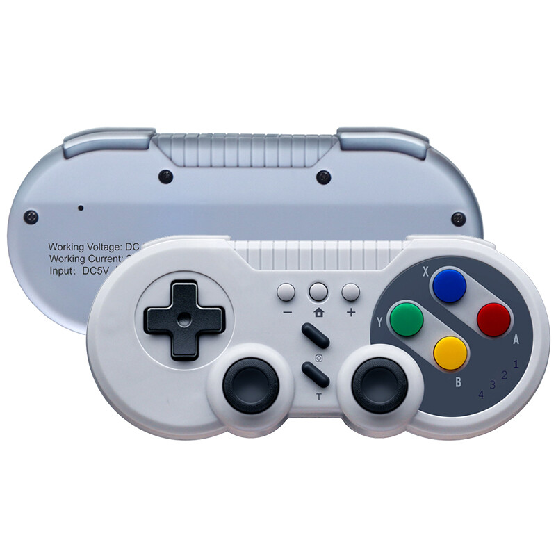 Bezdrôtový ovládač 8bitdo SN30, 6-osý joystick s vibráciami a turbo funkciou pre Switch, Steam, Windows, Android, iOS