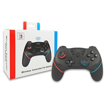 Безжичен-Bluetooth геймпад за Nintend Switch Pro NS-Switch Pro Игрален джойстик Контролер за Switch Console с 6-осна дръжка