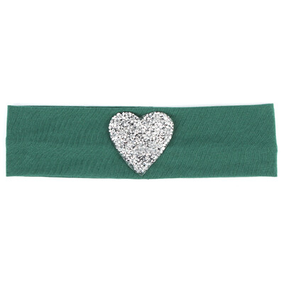 Geebro Gyerek pamut puha fejpánt Új tavaszi aranyos strasszok szív lapos hajpánt lányok sztreccs fejfedők haj kiegészítők