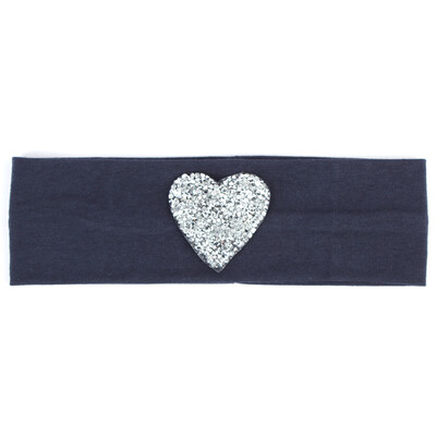 Geebro Gyerek pamut puha fejpánt Új tavaszi aranyos strasszok szív lapos hajpánt lányok sztreccs fejfedők haj kiegészítők