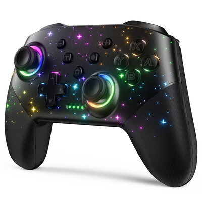 Ελεγκτής Switch Συμβατό με Switch/Lite/OLED/PC Windows/iOS/Android, προγραμματιζόμενο ασύρματο χειριστήριο Switch Pro 1000mAh w