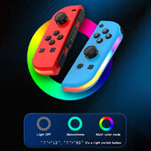 Új Split Gamepad vezeték nélküli Bluetooth Gamer Controller Glare Vibration Rgb Dazzle Light Gamepad Switch Control Boy Joypadokkal