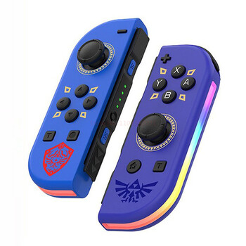 Νέο Split Gamepad Wireless Bluetooth Gamer Controller Glare Vibration with Rgb Dazzle Light Switch Gamepad Control Boy Joypads