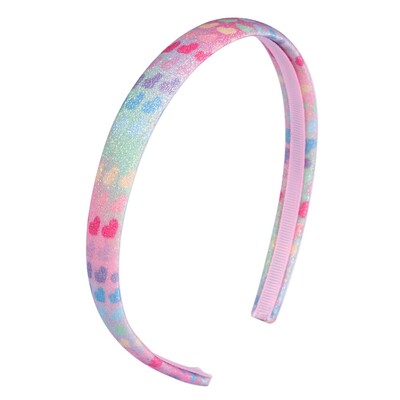 1db Aranyos szív csillag fejpántok lányok csillogó szivárvány hajpántok gyerekeknek gyerekek parti dekoráció haj kiegészítők