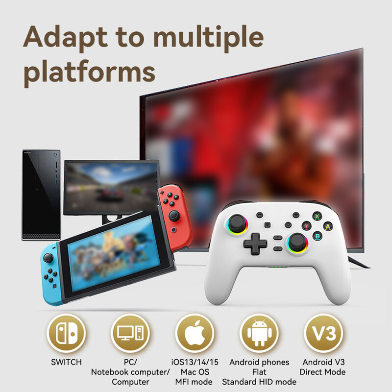 Bezdrôtový Bluetooth Gamepad pre ovládač Nintend Switch Pro, joystick pre hernú konzolu Switch, darček k narodeninám