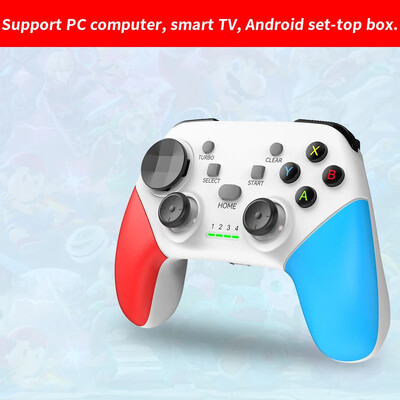 Controler de joc wireless BT 2.4G TypeC pentru Switch Pro PC Android IOS Tabletă Smart TV PS3 Gamepad Joystick Control cu vibrație