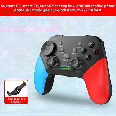 Controler de joc wireless BT 2.4G TypeC pentru Switch Pro PC Android IOS Tabletă Smart TV PS3 Gamepad Joystick Control cu vibrație