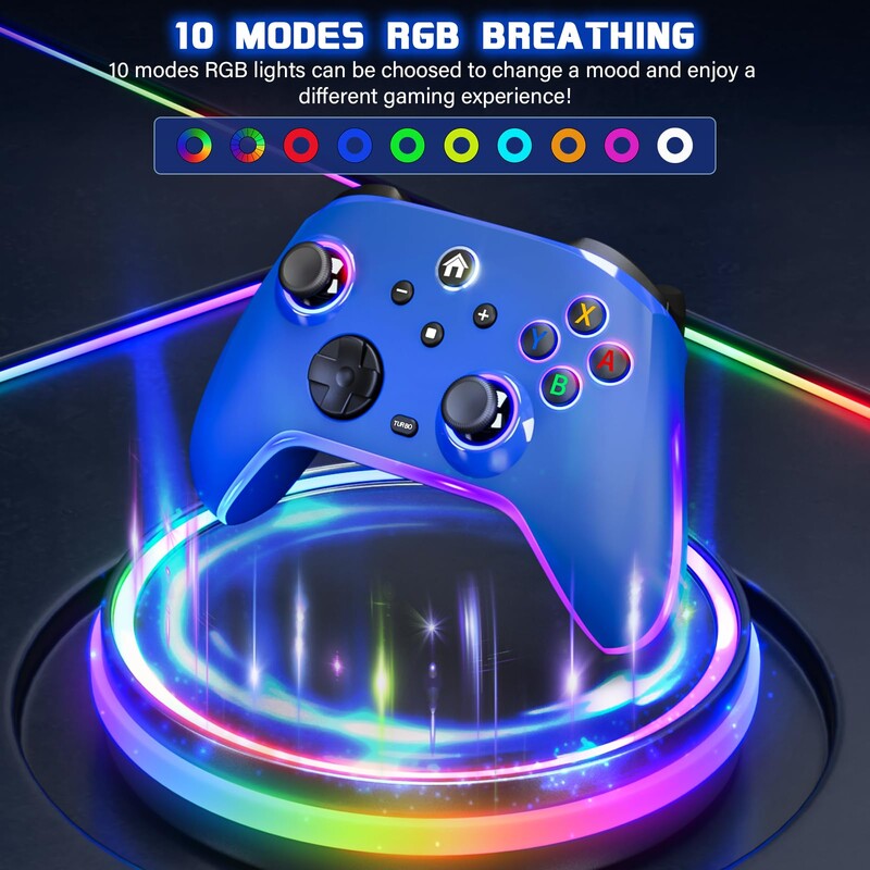 NE Wireless Switch Pro kontroliera spēļu vadība Nintendo Switch/OLED/Lite ar viegli programmējamu Turbo Wake-up kursorsviru