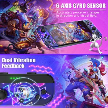 Για Joycons Για Nintendo Switch/Oled/Lite Ελεγκτής παιχνιδιών Trubo Control Vibration Joystick Mobile Console Gaming