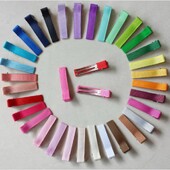 Haj Alligátor Clipek Hajtűk Kiegészítők Női Lányok Fejfedők Duplafogús Béléses Szalag 4,8CM 20db FJ3201