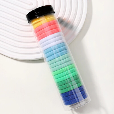 12 DB Női Lányok Egyszerű alap rugalmas hajpántok nyakkendők Scrunchie lófarok tartó gumiszalagok divatos fejpántok hajkiegészítők