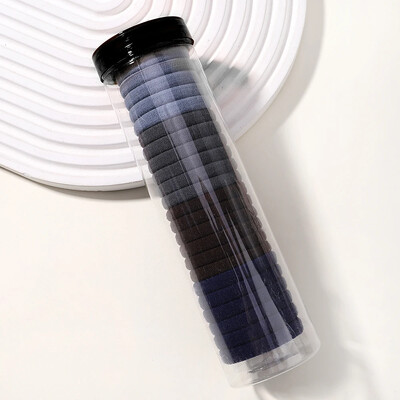 12 DB Női Lányok Egyszerű alap rugalmas hajpántok nyakkendők Scrunchie lófarok tartó gumiszalagok divatos fejpántok hajkiegészítők