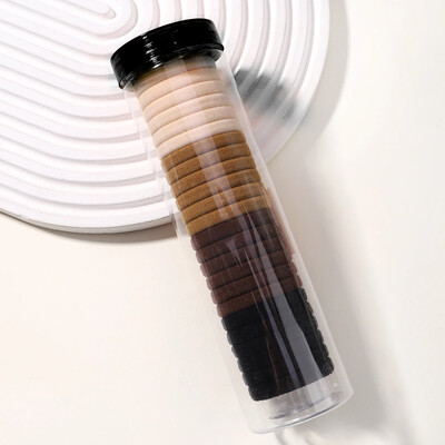 12 DB Női Lányok Egyszerű alap rugalmas hajpántok nyakkendők Scrunchie lófarok tartó gumiszalagok divatos fejpántok hajkiegészítők