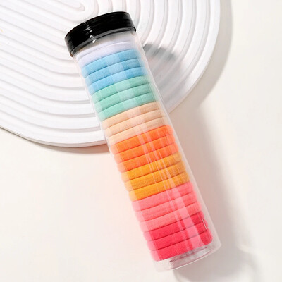 12 DB Női Lányok Egyszerű alap rugalmas hajpántok nyakkendők Scrunchie lófarok tartó gumiszalagok divatos fejpántok hajkiegészítők