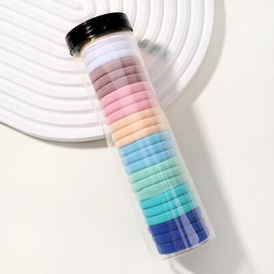 12 DB Női Lányok Egyszerű alap rugalmas hajpántok nyakkendők Scrunchie lófarok tartó gumiszalagok divatos fejpántok hajkiegészítők