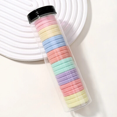 12 DB Női Lányok Egyszerű alap rugalmas hajpántok nyakkendők Scrunchie lófarok tartó gumiszalagok divatos fejpántok hajkiegészítők