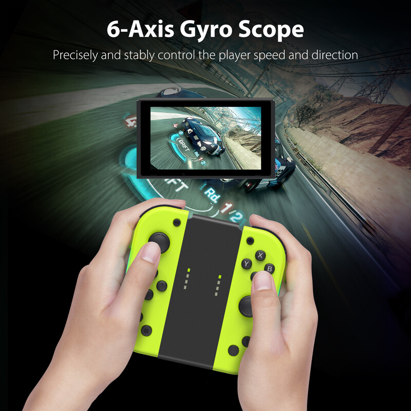 „Nintendo“ jungiklių valdikliai, „Nintendo“ jungiklio valdiklio pakeitimas su judesio valdymu / dviguba vibracija / „Wake Up“ – rožinė