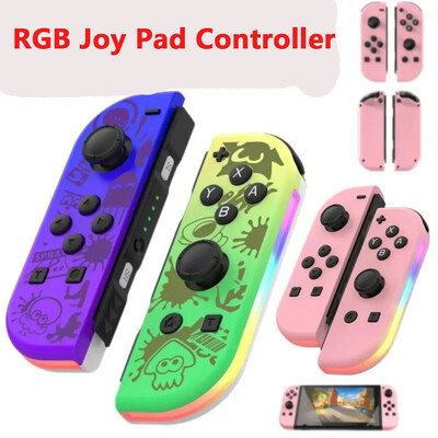 RGB Joy Pad kontrolieris Nintendo Switch Joystick Gamepad (L/R) bezvadu spēļu konsolei ar vibrācijas 6 asu spēļu pulti