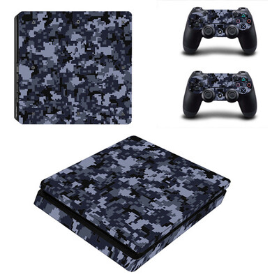 Autocolant Camouflage Camo PS4 Slim Skin pentru Sony PlayStation 4 Consola și 2 controlere PS4 Slim Autocolant Vinil
