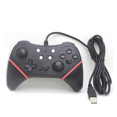 Laidinis USB keičiamas spalvų juostas Pro Controller Gamepad, skirtas Switch Console ir PC