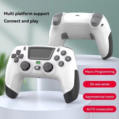 Bezdrôtový ovládač Bluetooth Joystick P4 pre Sony Controller Pro/Slim/PC/iPad/Switch/iOS/Android/Vibračný gamepad pre konzolu