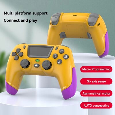 Bezdrôtový ovládač Bluetooth Joystick P4 pre Sony Controller Pro/Slim/PC/iPad/Switch/iOS/Android/Vibračný gamepad pre konzolu