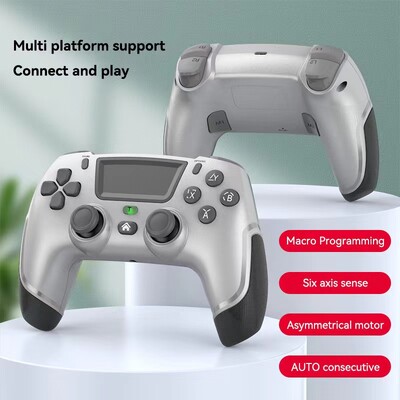 Bezdrôtový ovládač Bluetooth Joystick P4 pre Sony Controller Pro/Slim/PC/iPad/Switch/iOS/Android/Vibračný gamepad pre konzolu