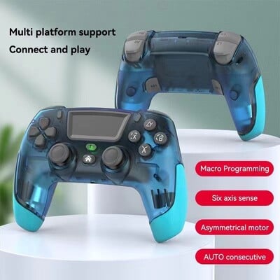 Bezdrôtový ovládač Bluetooth Joystick P4 pre Sony Controller Pro/Slim/PC/iPad/Switch/iOS/Android/Vibračný gamepad pre konzolu