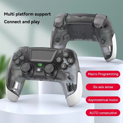 Bezdrôtový ovládač Bluetooth Joystick P4 pre Sony Controller Pro/Slim/PC/iPad/Switch/iOS/Android/Vibračný gamepad pre konzolu