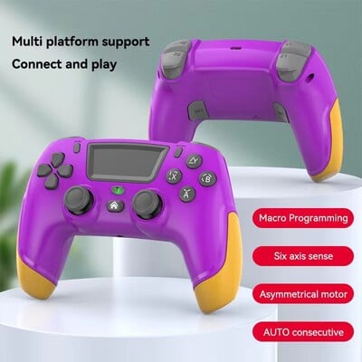 Bezdrôtový ovládač Bluetooth Joystick P4 pre Sony Controller Pro/Slim/PC/iPad/Switch/iOS/Android/Vibračný gamepad pre konzolu