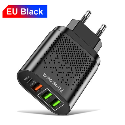 PD USB 20W gyorstöltő gyorstöltő 3.0 adapter laptophoz Macbook Air Pro iPad iPhone15 Pro Samsung Xiaomi táblagép EU/US csatlakozó