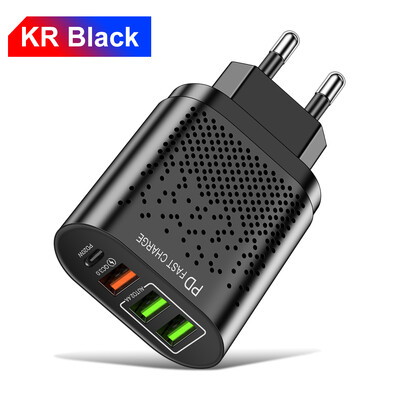 PD USB 20W gyorstöltő gyorstöltő 3.0 adapter laptophoz Macbook Air Pro iPad iPhone15 Pro Samsung Xiaomi táblagép EU/US csatlakozó